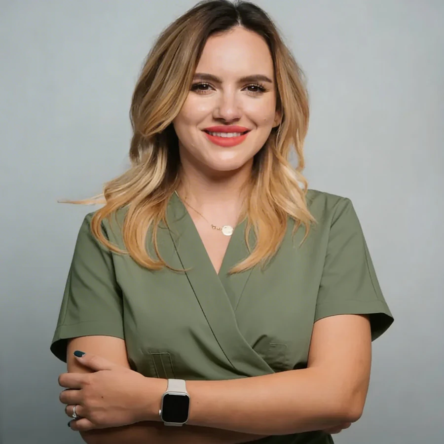 Dr. Andreea Popescu, medic protetică dentară specializat în fațete la Denteca Smile Clinic